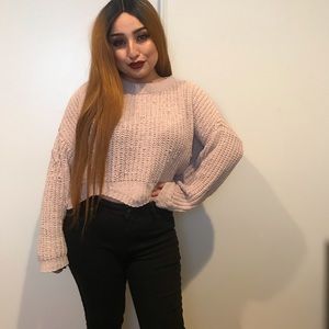 Soft cropped sweater